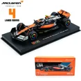 thumbnail image 1 of Bburago 1:43 2023 McLaren MCL60 Voiture de Course de Formule 1 Statique Simulation Moulé sous Pression Alliage Modèle Voiture Boîte Acrylique, 1 of 4