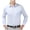 Blue-E, variant on Penkiiy Men's Slim Fit Business Dress Shirts Wrinkle Free Long Sleeve Button Up Shirts Solid Formal Dress Shirt Blue Clearance