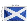thumbnail image 2 of Desktop Ornament for Home Desk Scottish Flag Theme Canvas Artwork with Fading Colors and Double Header Decoration, 2 of 8