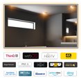 thumbnail image 3 of Soulaca 43 inches Smart webOS Mirror TV with LED Light 4K Screen Makeup Salon Sink Decoration Built-in ATSC Voice Control  Vanishing Mirror Screen, 3 of 8