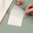thumbnail image 3 of Decodeary 50pack/lot PET Made Sticky Notes Wide Application In School And Office Transparent Sticky Notes 1Set, 3 of 6