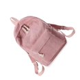 thumbnail image 1 of Striped Backpack Outdoor College Large Capacity Solid School Bag Backpack Female Corduroy Fashion Travel Rucksack Students Adults Pink, 1 of 8