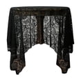 thumbnail image 2 of Tyidzon Housse de Table à Manger Française pour Table Basse Serviette Dentelle Ajourée Nappe Rectangulaire Décorative Table Ronde, 2 of 6