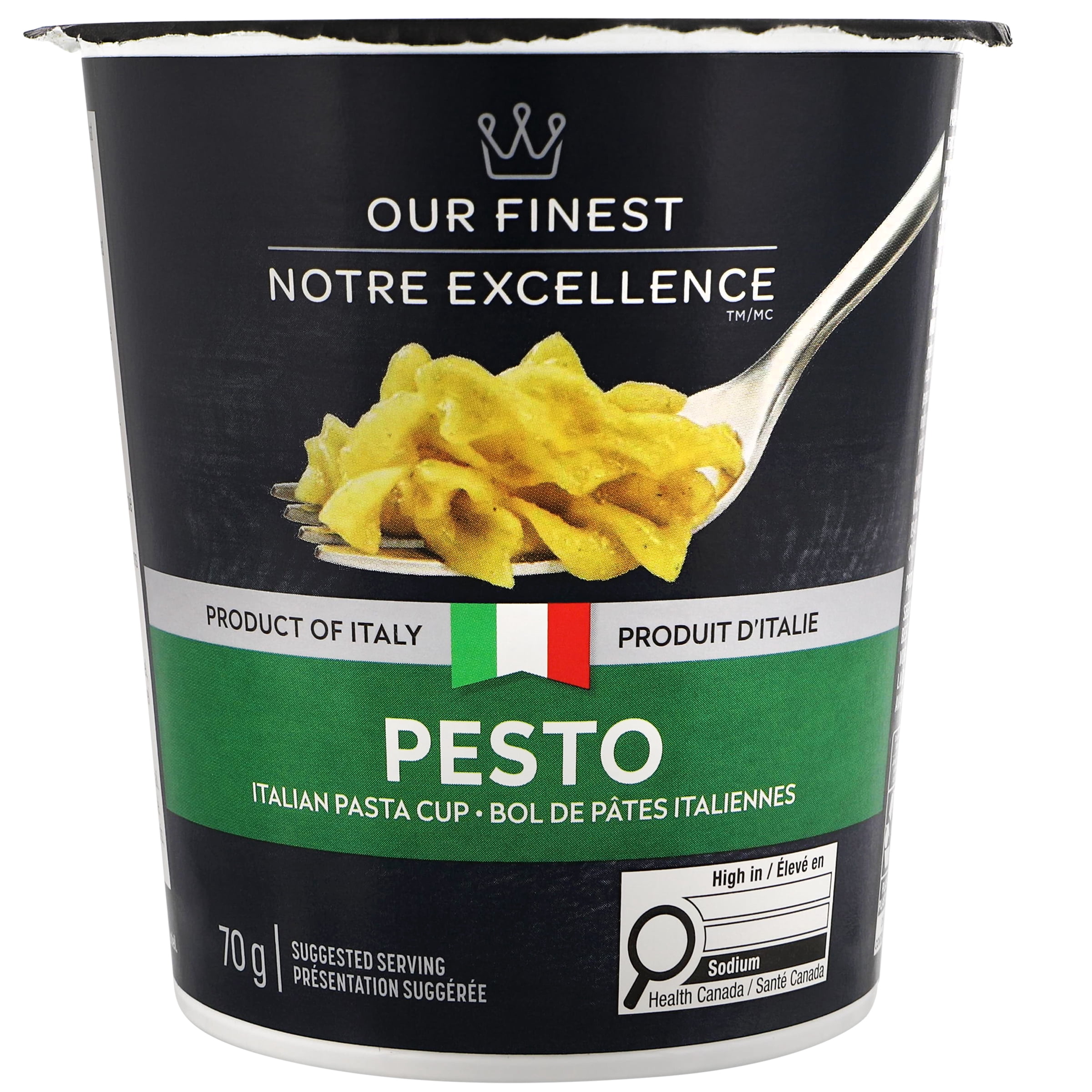 Our Finest Pesto Italian Pasta Cup