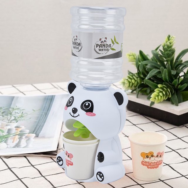 Water Dispenser, Mini Water Dispenser Toy Simulation Animal Shaped Drinking Fountain Gift for Toddlers Kids
