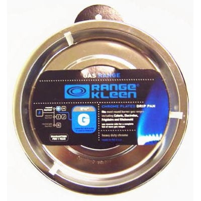 Gas Range Drip Pan, "G" Series, Chrome, 8.25 In. Round - RGP300