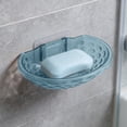 thumbnail image 2 of MTBLYS Soap Box Rack Non Perforated Soap Holder 5.51 X 3.74 X 1.77 Inch Plastic Bathroom Organizer Wall Mounted Drainage Storage, 2 of 7