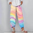 thumbnail image 2 of Women'S Summer Comfortable And Fashionable Printed Slim Fit Pants, 2 of 5