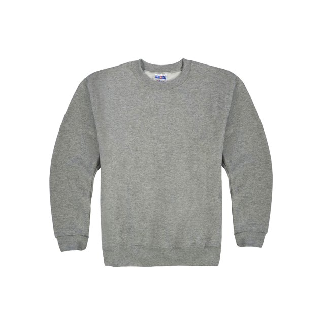 Jerzees Youth Fleece Crew Sweatshirt, Oxford, Medium