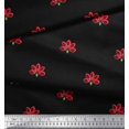thumbnail image 3 of Soimoi polyester Crepe Fabric Artistic Floral Printed Fabric 1 Yard 52 Inch Wide, 3 of 5
