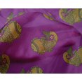 thumbnail image 4 of oneOone Silk Tabby Fabric Fish Block Print Fabric BTY 42 Inch Wide, 4 of 4