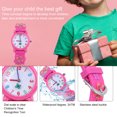 thumbnail image 4 of Wrist Watch Exquisite Adjustable Cute Pattern Watch, Boys Girls Decoration For Kids Purple,Rose Red, 4 of 8