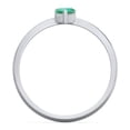 thumbnail image 4 of Heart Birthstone Ring - Emerald (May), 4 of 6