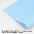 thumbnail image 3 of Unique Bargains 14 Count Cross Stitch Cloth 20 by 28 Inch Embroidery Fabric, Sky Blue, 3 of 6