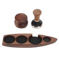 thumbnail image 4 of Coffee Distributor Stand, 3pcs Coffee Tamper Holder Polished Stainless Steel Compact Stable  For Coffee Bar For 51/53mm Base 51mm Tamper 51mm Distributor, 4 of 8