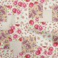 thumbnail image 1 of oneOone Rayon Brown Fabric Florals Sewing Craft Projects Fabric Prints By Yard 56 Inch Wide, 1 of 4