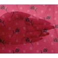 thumbnail image 4 of oneOone Viscose Chiffon Fabric Line & Floral Block Printed Fabric 1 Yard 42 Inch Wide, 4 of 4