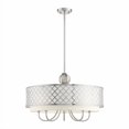 thumbnail image 2 of Livex Lighting 41105-91 Pendant Chandelier, Brushed Nickel, 2 of 4