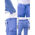 thumbnail image 2 of Adar Pro Sarraus pour Femmes - Pantalon de Sarrau Yoga à Jambe Étroite - P4100T - Étain - 3X, 2 of 7