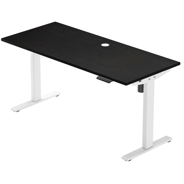 PROGRESSIVE DESK Standing Desk 48x30 - Electric Adjustable Height Stand Up Desk - One Piece Top