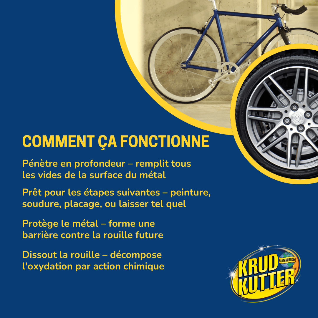 Krud Kutter The Must For Rust, produit antirouille et inhibiteur à base d'eau, 946 ml