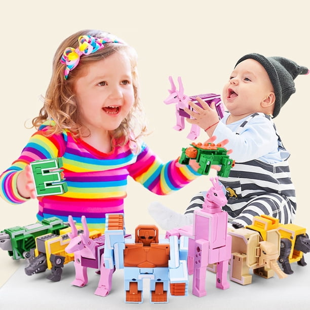 Alphabet numéros transformateurs Robot Maths Jouets éducatifs bâtiment Alphabet numéros transformateurs Robot Maths Jouets éducatifs bâtiment