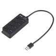 thumbnail image 1 of GOOHOCHY additional usb ports for pc USB HUB Black 1Set, 1 of 8