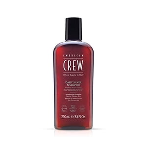 Men\'s Shampoo by American Crew, Daily Silver Shampoo, Naturally Derived, Vegan Formula, 8.4 Fl Oz