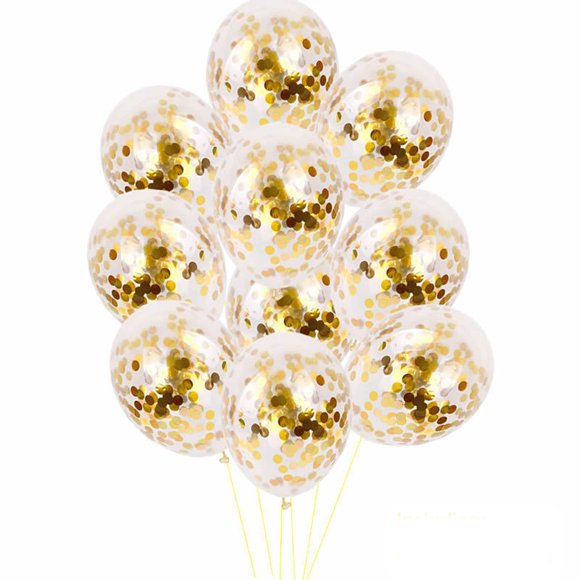 XZNGL Clothes Hanger Door Hanger Hook 10Pcs 12 Inch Foil Latex Confetti Balloon Set Wedding Birthday Baby Shower