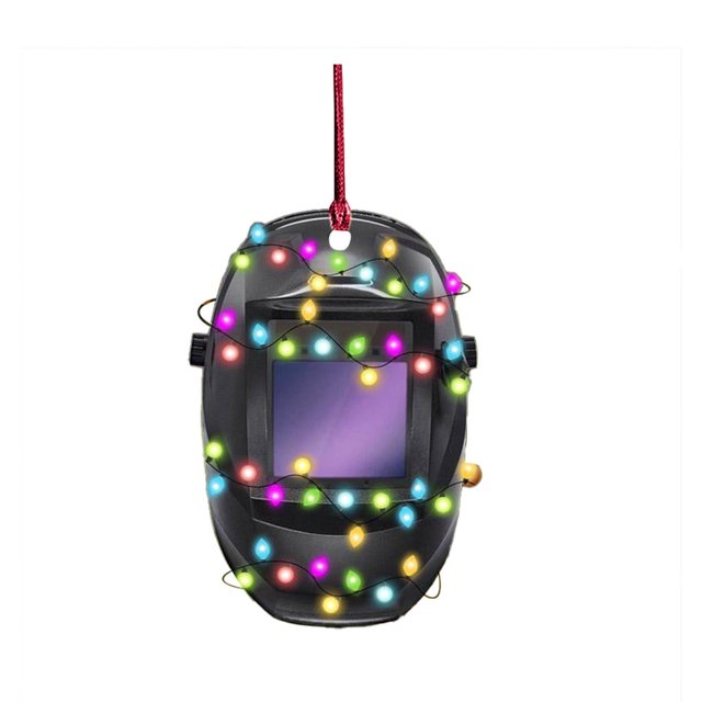 Welder Pendant Ornament Holiday Window For Home Party Decoration 3Pcs Acrylic Window Creative Welder Hanging Decoration