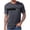 Grey, variant on Lmnyox Short Sleeve Summer T Shirt for Men Vintage Fashion Crew Neck Tee Business Casual Tops with Pocket
