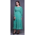 thumbnail image 3 of Bimba Robe Longue Décontractée à Volants pour Femmes, Imprimée, Taille Smockée, Florale - Xxx-Grand, 3 of 5