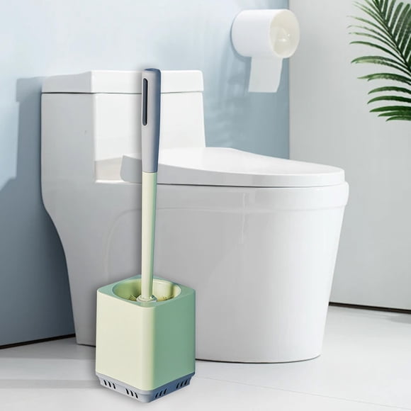 YHDSYY Grande Vente! Brosse de Toilette pour Coins Morts Brosse de Nettoyage de Salle de Bain Toilette Manche Long Brosse Murale en Plastique à Poils Souples Ensemble avec Base Liquidation Ventes Aujourd'hui Aubaines Prime