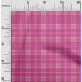 thumbnail image 1 of oneOone Viscose Jersey Fabric Madras Check Decor Fabric Printed BTY 60 Inch Wide, 1 of 4