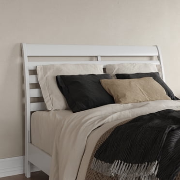 Tête de Lit Grand en Bois Savannah, Blanche
