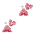 thumbnail image 2 of Decodeary 50piece Realistic Appearance Artificial Orchid Heads With And Long-lasting Deep pink stripe 2Set, 2 of 6