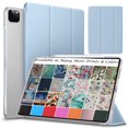 thumbnail image 1 of DuraSafe Cases for iPad PRO 12.9 Inch 2020 4th Generation [ Pro 12.9 4 ] MY3K2LL/A MY3J2LL/A MY2H2LL/A MY2J2LL/A Slim Lightweight Protective PC Dual Angle Stand Cover - Light Blue, 1 of 4