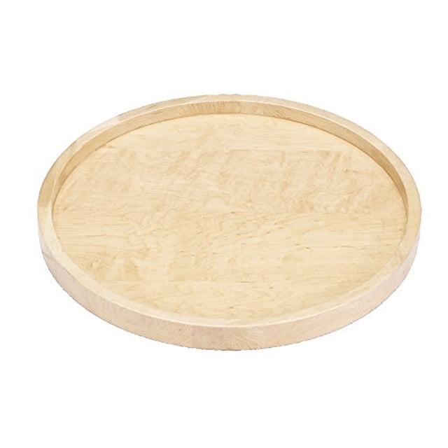 Rev-A-Shelf 18 Inch Wood Circle 1-Shelf Lazy Susan with Swivel Bearings