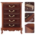 thumbnail image 1 of Durable Mini House Wooden Cabinet for Decoration Brown Color Safe and Detailed Design Fits Perfectly, 1 of 8