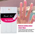 thumbnail image 3 of 48 Pcs Pointes de Manucure Française Guide de Forme Autocollant Vernis Bricolage Pochoir οκ A3C7, 3 of 8
