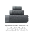 thumbnail image 4 of Sentmoon Bathroom Towels Beach Towels Bath Towels Set for Bathroom Thick Soft Absorbent Towel Set Of 3 Household Wash Face Gift Towel for Shower and Pool, 4 of 8