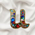 thumbnail image 2 of Porte-clés de Noël 26 Lettres Pendentif Strass, 2 of 8