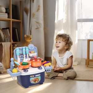Kids Kitchen Sink Play Toy Set, Robinet d'eau Running Simulation Toy,Cooking Role Play Educational Kitchen Toy,Safe Durable Plastic Chef Toy,Early Learning Development Skill Toy