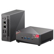 PC Windows 11 32G DRR4 RAM 1TB Desktop Computer AMD Ryzen7 5700U Processor 8 Cores 16 Threads WIFI6 BT5.2 Support 4K Triple Screen Display for Office, Conference, Movie, Light Games