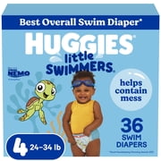 Huggies Little Swimmers Disposable Swim Diapers, Size 4, 18 ct