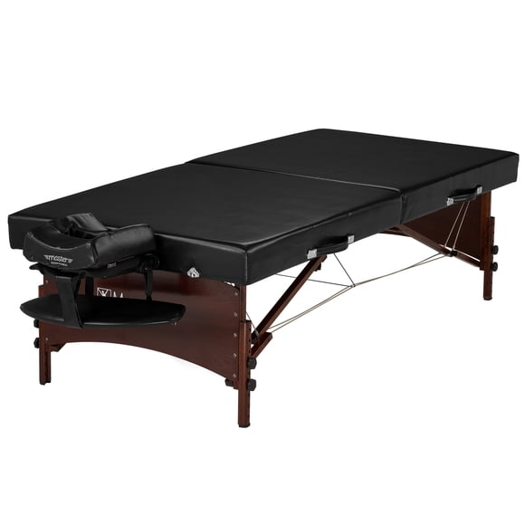 Master Massage Canoga Table de Massage Portable de Grande Taille à Faible Hauteur, Super Grand et Plus Grand, Lit d'Exercice de Yoga, Massage Thaï, Station d'Entraînement de Réadaptation pour la Réadaptation