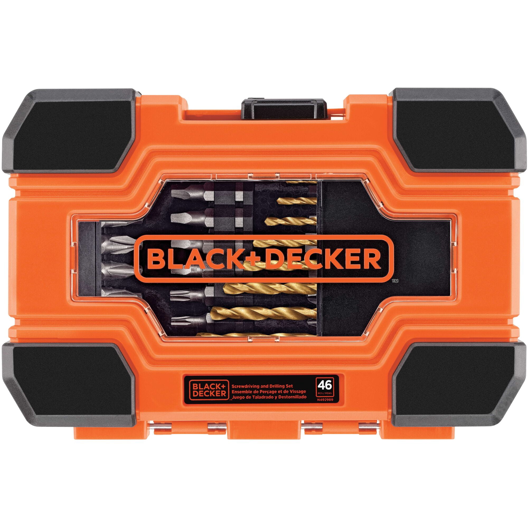 BLACK+DECKER BDA46SDDDAEV 46 Piece Drill/Screwdriver Bit Accessory Set