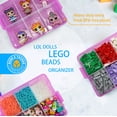 thumbnail image 2 of Bins & Things Étui de Rangement Empilable pour Jouets Compatible avec Beyblade, Hot Wheels, 2 of 9