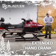 thumbnail image 3 of Black Ice Support de Levage Manuel pour Motoneige 700 lb et Cric, Hauteur de Levage 25 Pouces, Design Pliant, 3 of 10