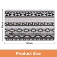 thumbnail image 5 of Elevate Your Bath Experience with our 20x32in Tribal Style Bath Rug Runner - Non-Slip, Soft Luxury Microfiber Bathroom Rugs. Machine-Washable, Ideal for Tub and Shower!, 5 of 5